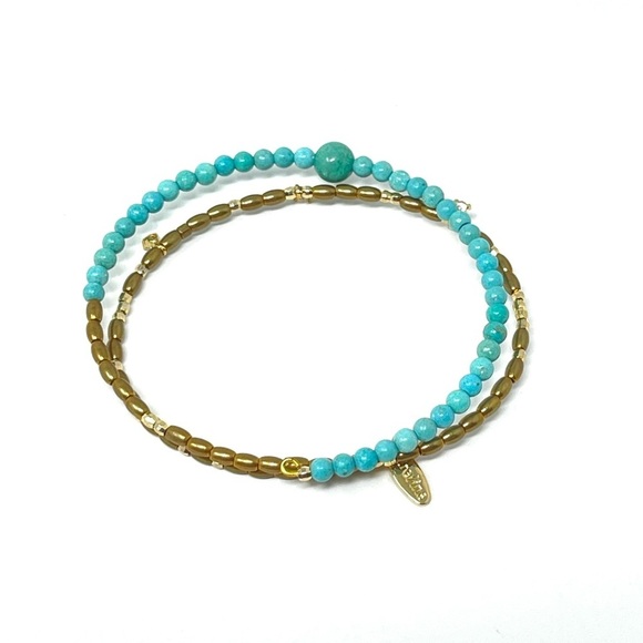 New Anthropologie x Serefina Beaded Layered Bracelet - Picture 2 of 3